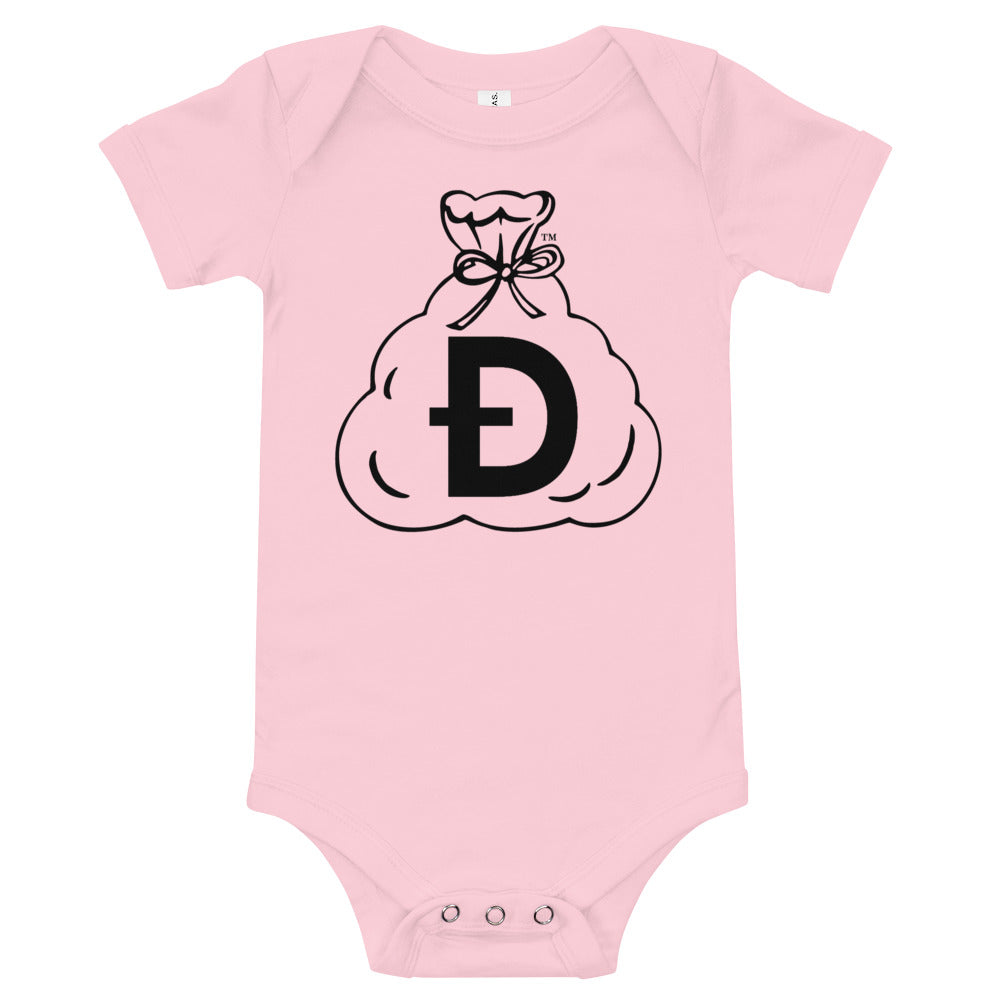 Baby Short Sleeve One Piece (Dogecoin)