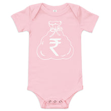 Load image into Gallery viewer, Baby Short Sleeve One Piece (Rupee)