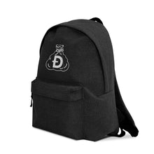 Load image into Gallery viewer, Embroidered Backpack (Dogecoin)