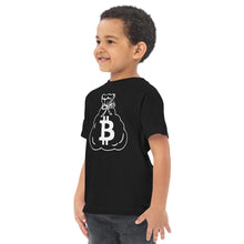 Load image into Gallery viewer, Toddler Jersey T-Shirt (Bitcoin)