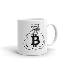 Load image into Gallery viewer, White Glossy Mug (Bitcoin)