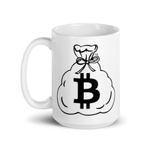 Load image into Gallery viewer, White Glossy Mug (Bitcoin)