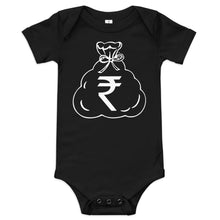 Load image into Gallery viewer, Baby Short Sleeve One Piece (Rupee)

