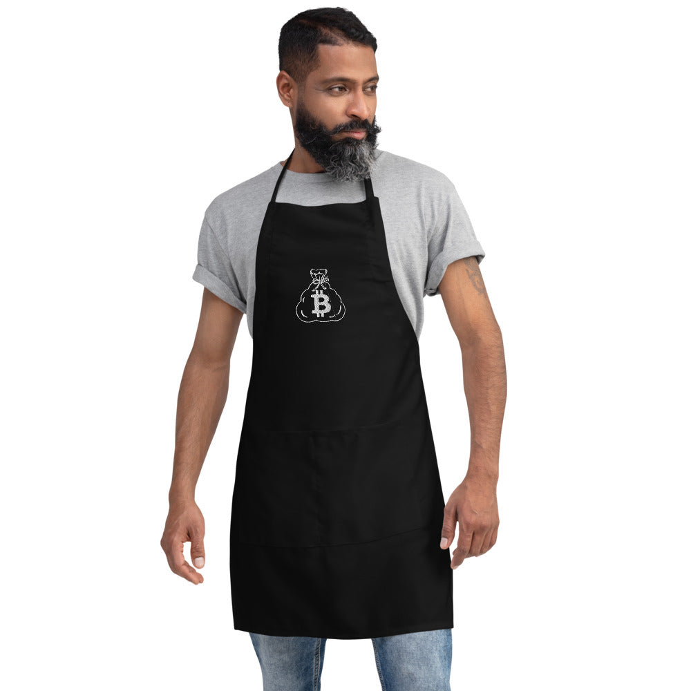 Embroidered Apron (Bitcoin)