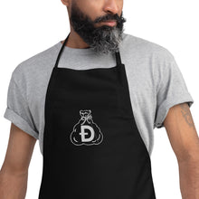 Load image into Gallery viewer, Embroidered Apron (Dogecoin)
