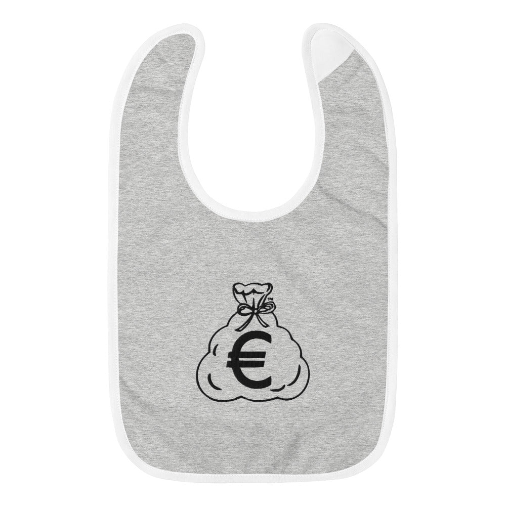Embroidered Baby Bib (Euro)