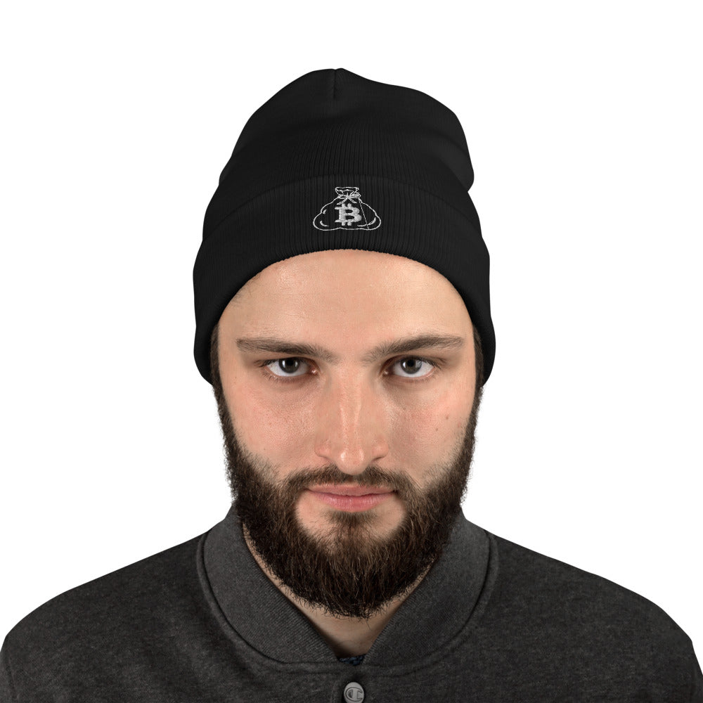 Embroidered Beanie (Bitcoin)