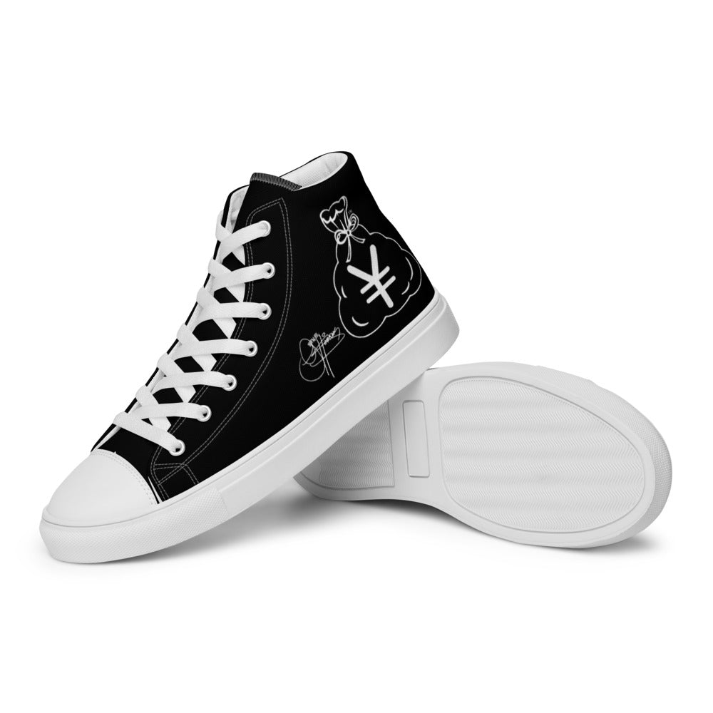 Men’s High Top Canvas Shoes (Yuan)