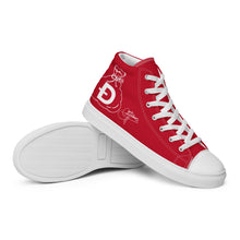 Load image into Gallery viewer, Men’s High Top Canvas Shoes (Dogecoin)
