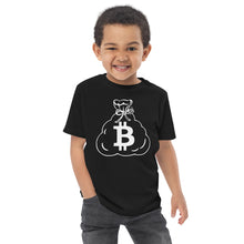 Load image into Gallery viewer, Toddler Jersey T-Shirt (Bitcoin)
