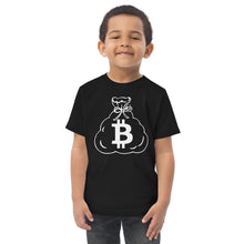 Load image into Gallery viewer, Toddler Jersey T-Shirt (Bitcoin)
