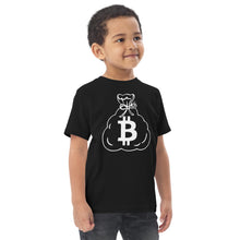 Load image into Gallery viewer, Toddler Jersey T-Shirt (Bitcoin)
