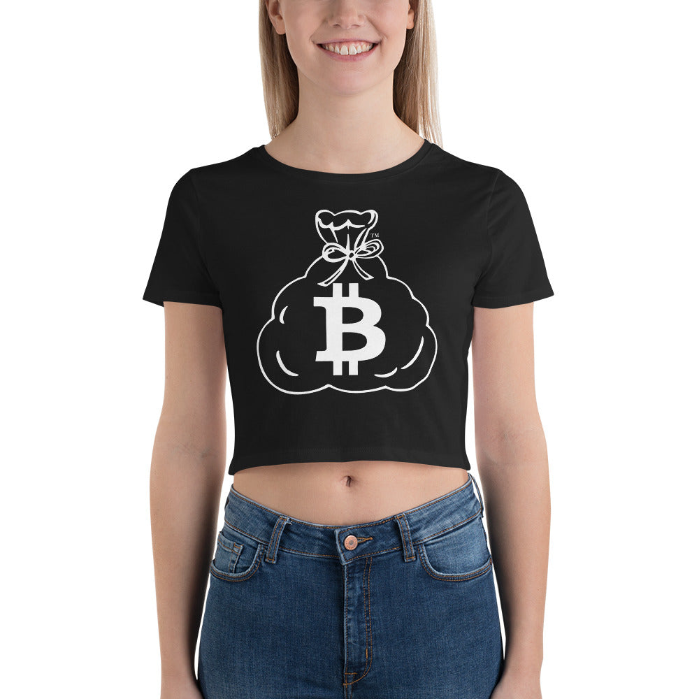 Women’s Crop Tee (Bitcoin)