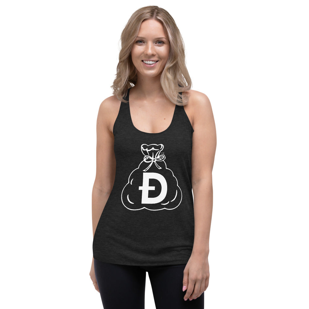 Women's Racerback Tank (Dogecoin)