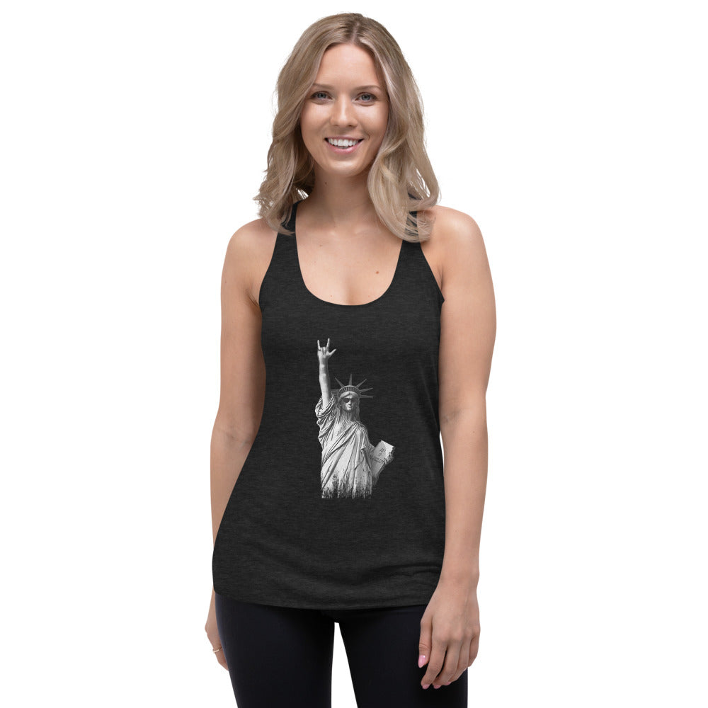 Women's Racerback Tank (Statue of Liberty)