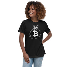 Load image into Gallery viewer, Women&#39;s Relaxed T-Shirt (Bitcoin)
