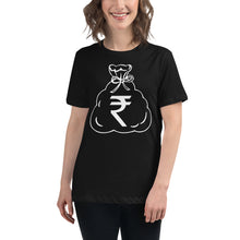 Load image into Gallery viewer, Women&#39;s Relaxed T-Shirt (Rupee)
