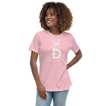 Load image into Gallery viewer, Women&#39;s Relaxed T-Shirt (Dogecoin)
