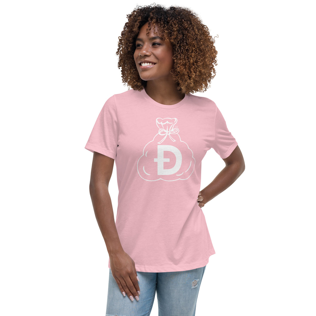 Women's Relaxed T-Shirt (Dogecoin)