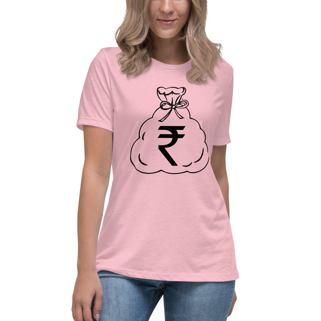 Women's Relaxed T-Shirt (Rupee)